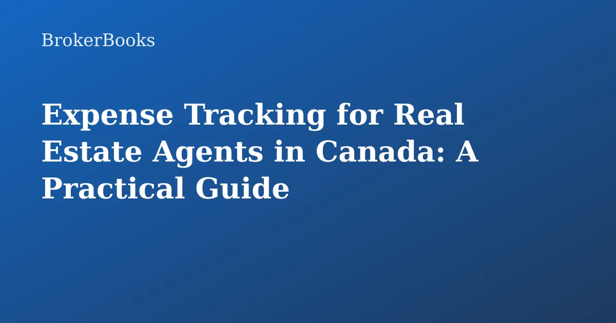 expense tracking for real estate agents shown in a digital dashboard with categorized receipts and cost summaries